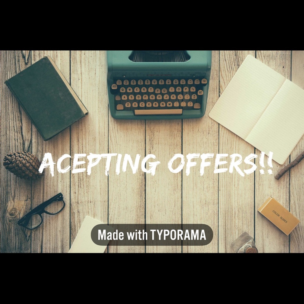 Offers accepted !!